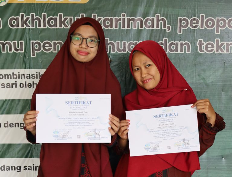 2 Guru MAN Tapanuli Selatan Raih Juara Olimpiade Bahasa Arab (OBA) Tingkat Kabupaten Tapanuli Selatan Tahun 2026